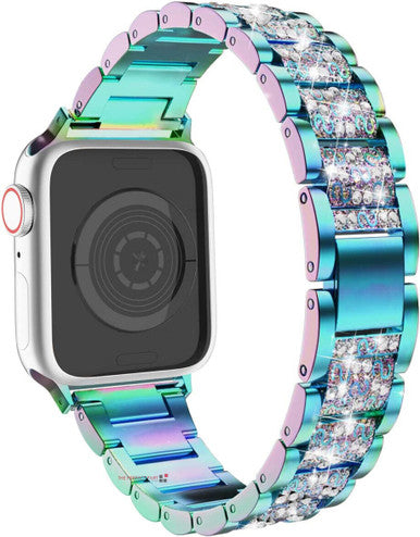 Load image into Gallery viewer, Crystal Bling Band Case iWatch Strap For Apple Watch Ultra Series 8 7 SE 6 5 4 3
