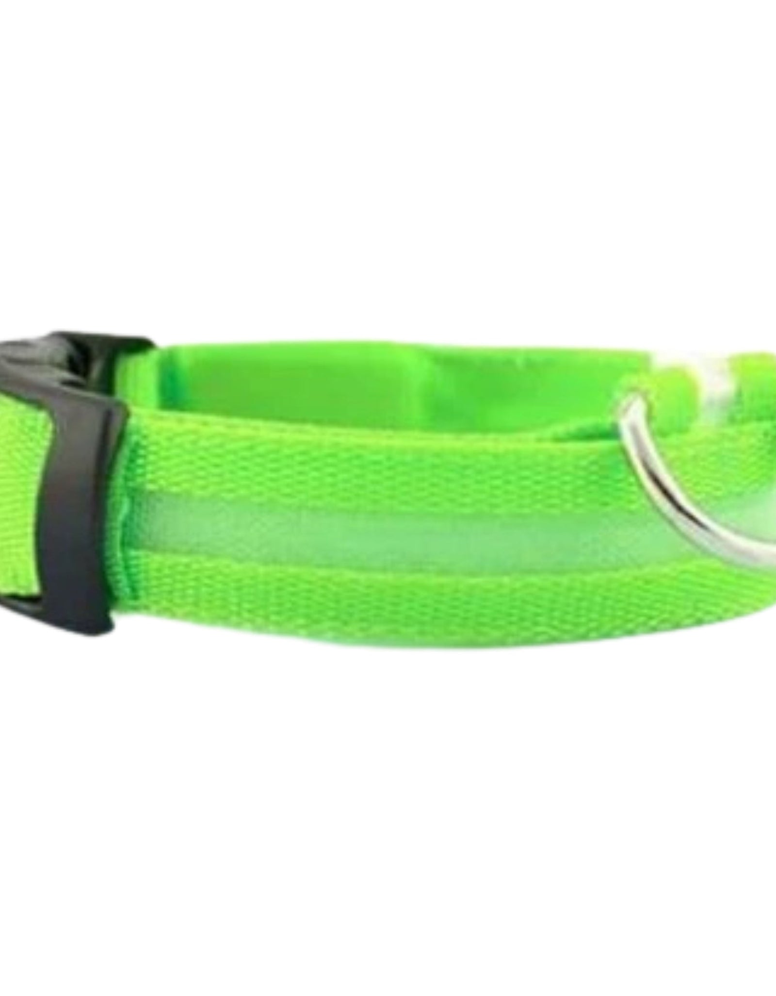 LED Adjustable Dog Collar Blinking Flashing Light Up Glow Pets Safety Waterproof