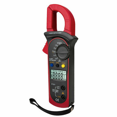 Load image into Gallery viewer, Digital Multimeter Tester AC DC Volt Ohm Amp Clamp Meter Auto Range LCD Handheld
