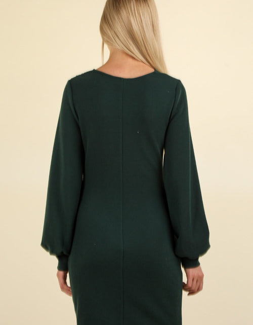 Load image into Gallery viewer, VERY J Ruched Detail Bodycon Mini Dress

