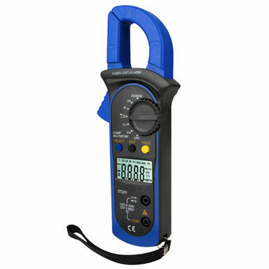 Load image into Gallery viewer, Digital Multimeter Tester AC DC Volt Ohm Amp Clamp Meter Auto Range LCD Handheld
