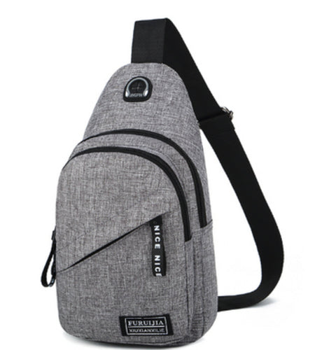Men Women Sling Bag Chest Fanny Packs Cross Body Travel Sports Shoulder Backpack
