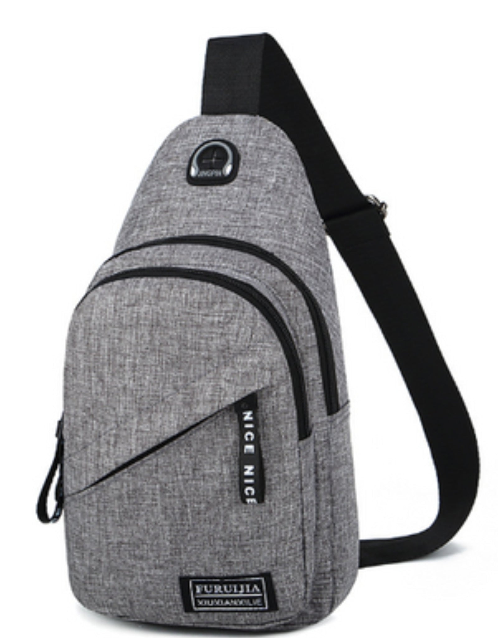 Men Women Sling Bag Chest Fanny Packs Cross Body Travel Sports Shoulder Backpack