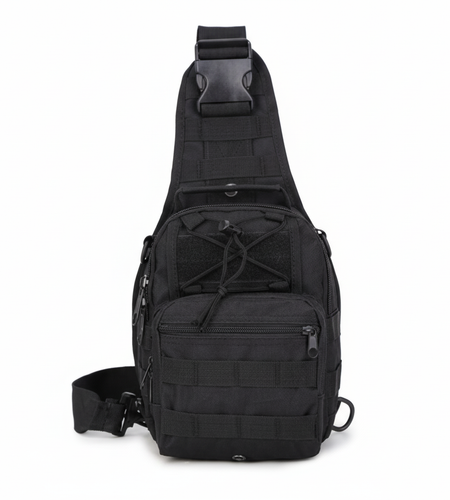 Mens Backpack Tactical Sling Shoulder Bag Molle Travel Chest Pack Outdoor Hiking