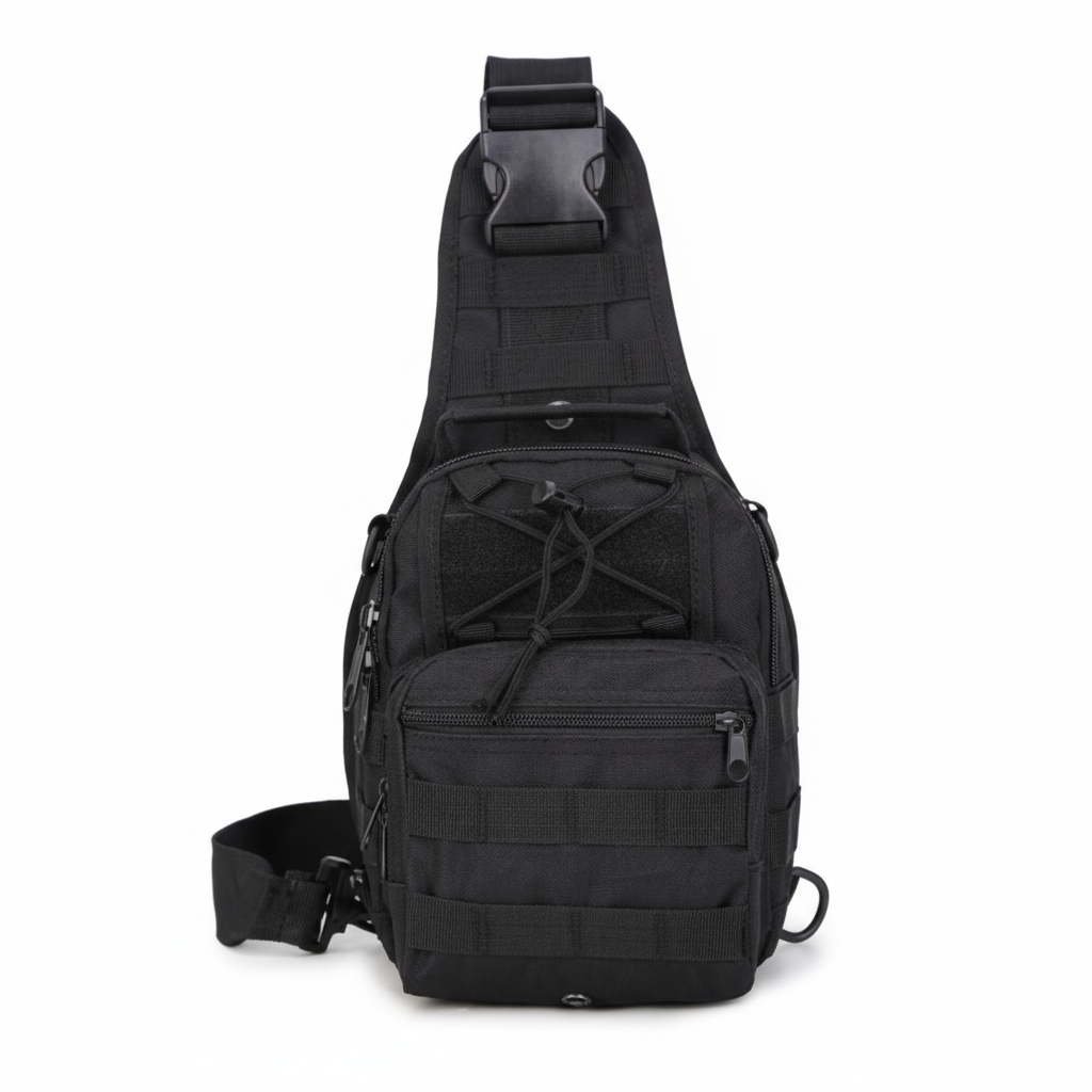 Mens Backpack Tactical Sling Shoulder Bag Molle Travel Chest Pack Outdoor Hiking