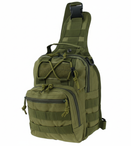 Mens Backpack Tactical Sling Shoulder Bag Molle Travel Chest Pack Outdoor Hiking