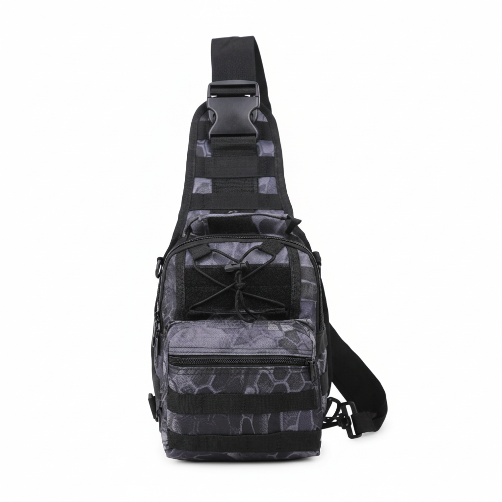 Mens Backpack Tactical Sling Shoulder Bag Molle Travel Chest Pack Outdoor Hiking