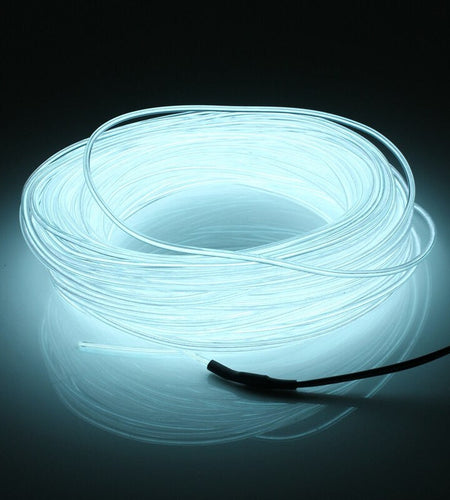 Neon LED Light Glow EL Wire String Strip Rope Tube Decor Car Party + Controller