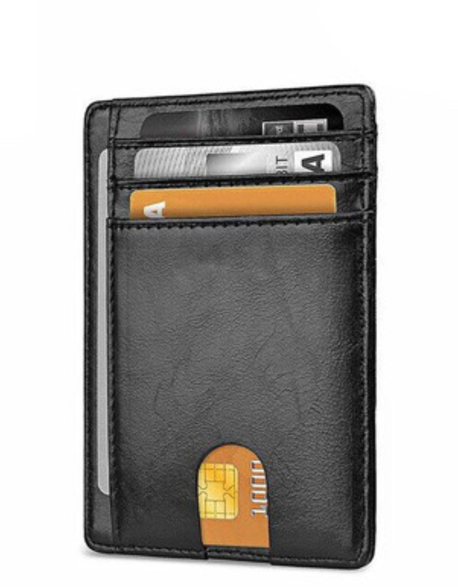 Mens Leather Slim Wallet Credit Card Holder RFID Blocking Pocket ID Money PU USA
