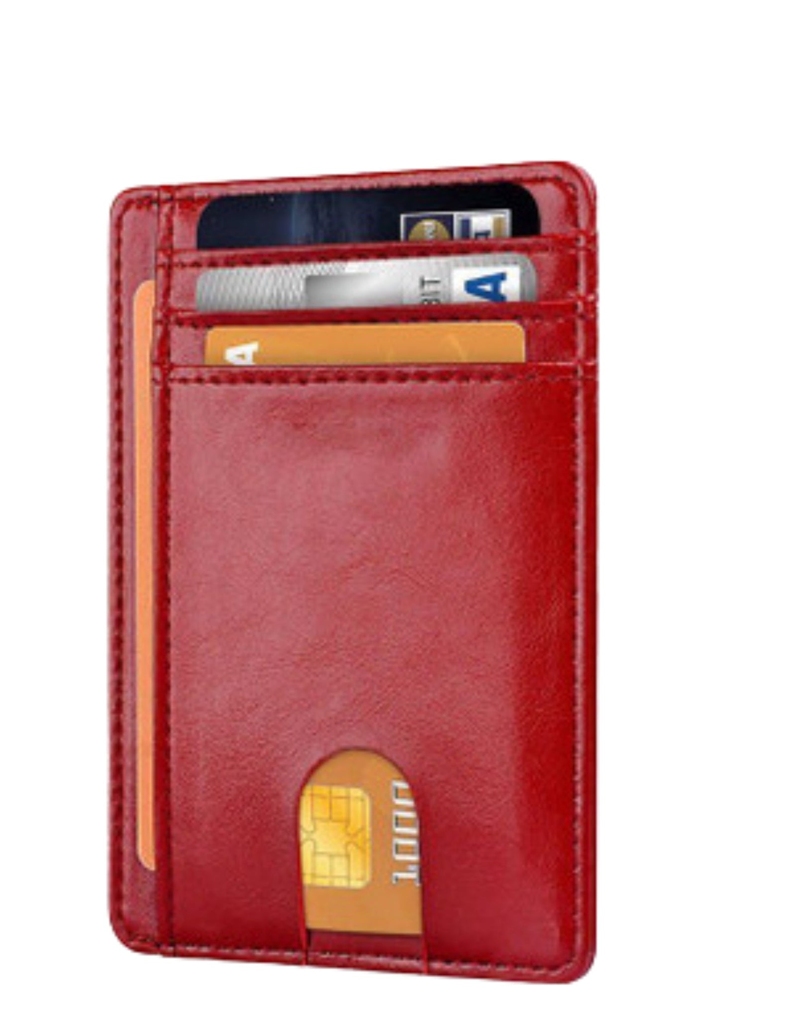 Mens Leather Slim Wallet Credit Card Holder RFID Blocking Pocket ID Money PU USA
