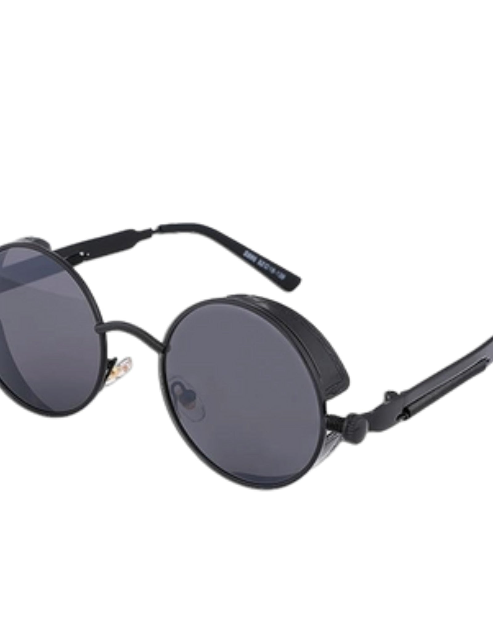 Retro Round Polarized Sunglasses Men Women Vintage Gothic Steampunk Glasses