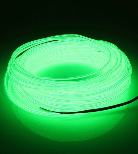 Neon LED Light Glow EL Wire String Strip Rope Tube Decor Car Party + Controller