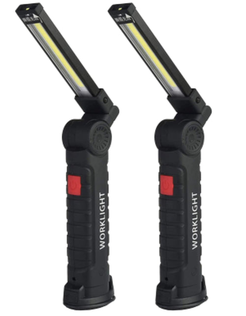 Load image into Gallery viewer, Rechargeable LED COB Work Light Mechanic Flashlight Lamp Magnetic Base Bright
