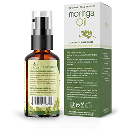 Load image into Gallery viewer, 100% Pure Moringa Oil 2 oz by Morgan Cosmetics
