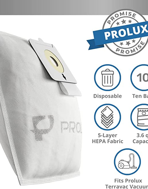 Load image into Gallery viewer, 10 pack of bags for Prolux TerraVac Vacuum by Prolux Cleaners
