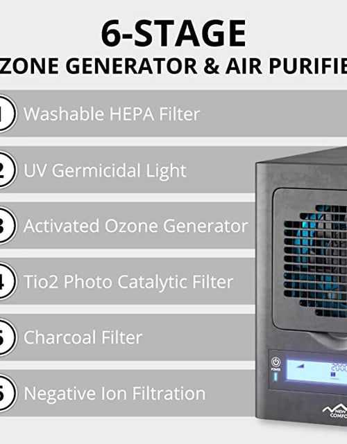 Load image into Gallery viewer, New Comfort 6 Stage Ozone Generating Air Purifier with Remote by Prolux by Prolux Cleaners

