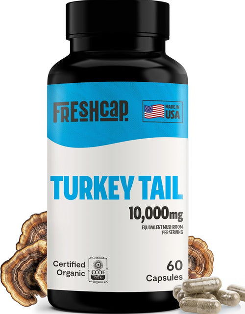 Load image into Gallery viewer, Organic Turkey Tail Mushroom Capsules
