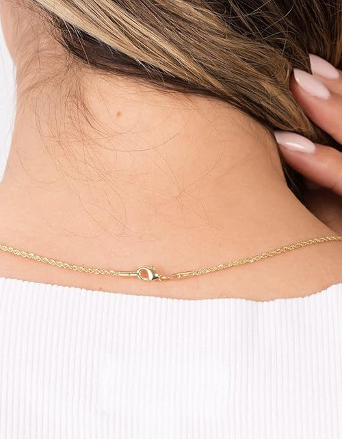 Load image into Gallery viewer, RMZ GOLD NYC 18K Gold Rope Chain Necklace - Made In Brazil
