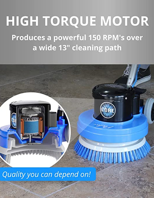 Load image into Gallery viewer, Prolux Core 13" Heavy Duty Commercial Polisher Floor Buffer Machine Scrubber and 5 Pads by Prolux Cleaners
