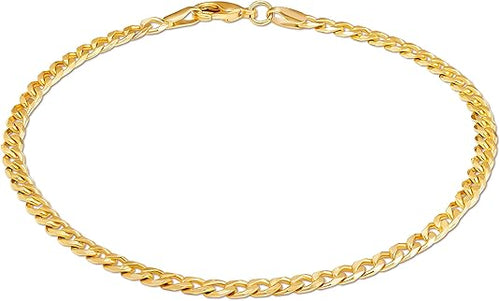 Load image into Gallery viewer, RMZ GOLD NYC 18K Gold Curb/Cuban Link Chain Bracelet - Made In Brazil
