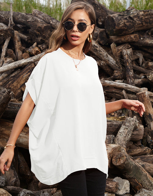 Load image into Gallery viewer, Perfee Round Neck Short Sleeve T-Shirt
