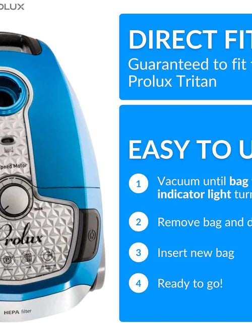 Load image into Gallery viewer, New 10 pack of bags for Prolux Tritan vacuum cleaner by Prolux Cleaners
