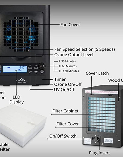 Load image into Gallery viewer, New Comfort 6 Stage Ozone Generating Air Purifier with Remote by Prolux by Prolux Cleaners

