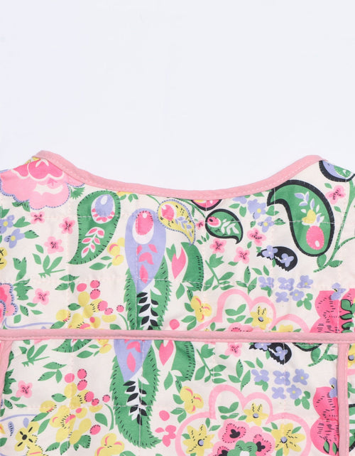 Load image into Gallery viewer, Tied Printed Long Sleeve Jacket
