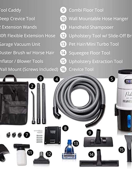 Load image into Gallery viewer, Prolux Wet/Dry Garage Vacuum, Shampooer, Blower and Detailer by Prolux Cleaners
