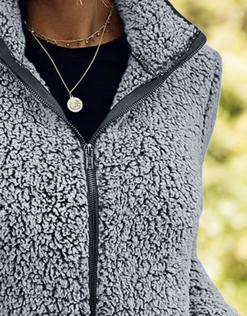 Load image into Gallery viewer, Pocketed Zip Up Turtleneck Jacket
