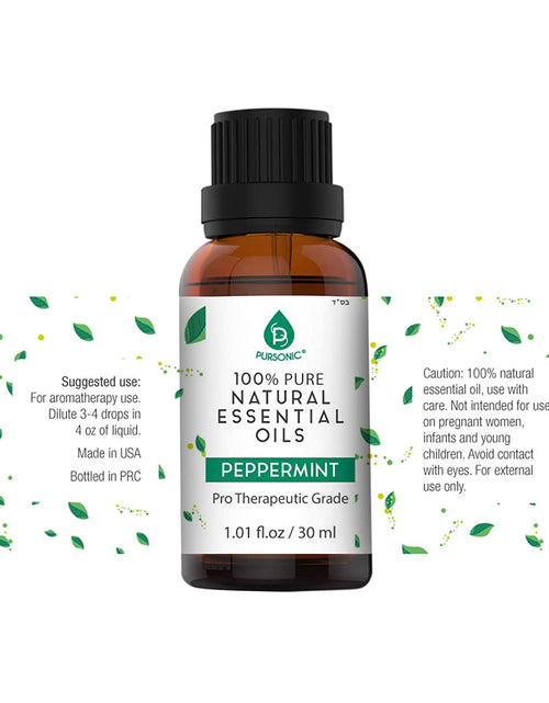 Load image into Gallery viewer, 100% Pure &amp; Natural Peppermint Essential Oils by Pursonic
