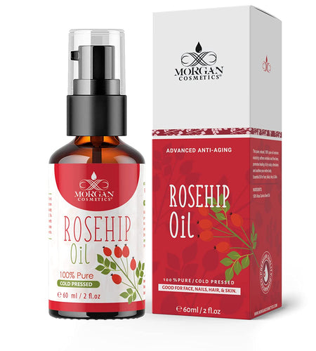 100% Pure Rosehip Oil 2 oz by Morgan Cosmetics