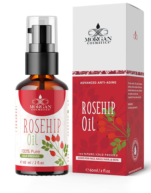 Load image into Gallery viewer, 100% Pure Rosehip Oil 2 oz by Morgan Cosmetics
