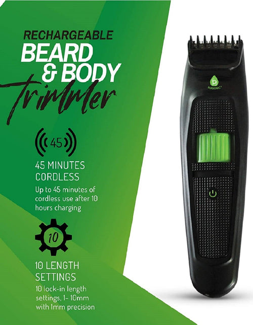 Load image into Gallery viewer, Rechargeable Beard And Body Trimmer by Pursonic
