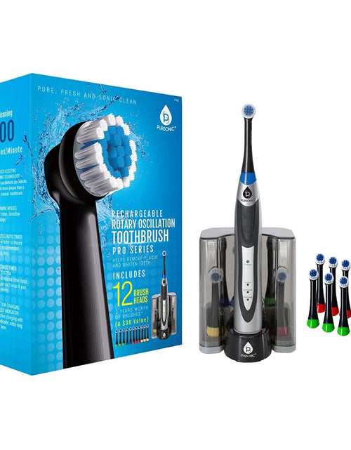 Load image into Gallery viewer, Rechargeable Rotary Oscillation Toothbrush Pro Series by Pursonic
