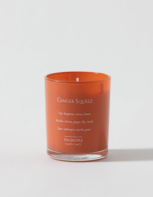 Load image into Gallery viewer, Ginger Squeez Soy Wax Candle by PALMOIRE
