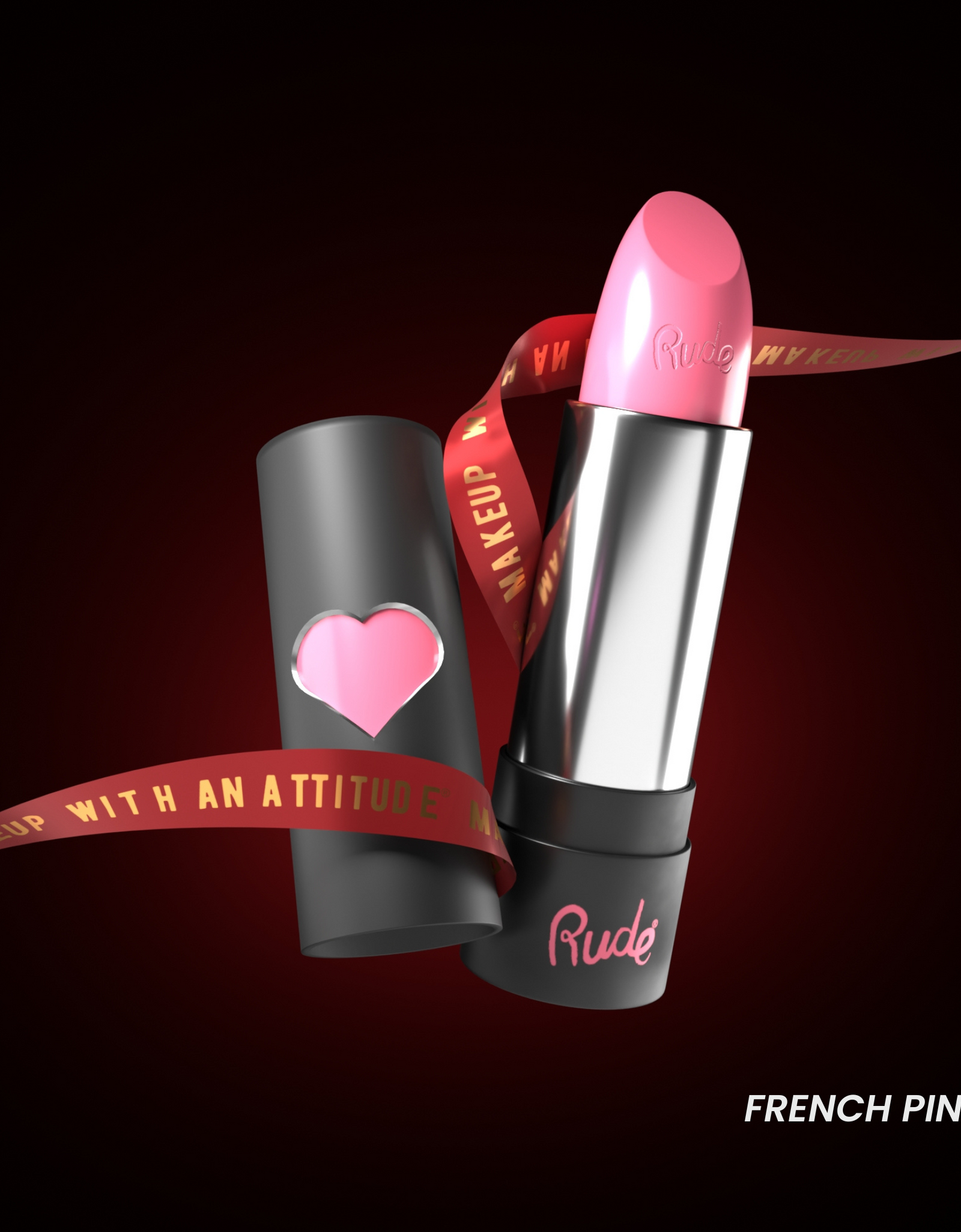 RUDE Hydro Shine Moisturizing Lipstick - French Pink