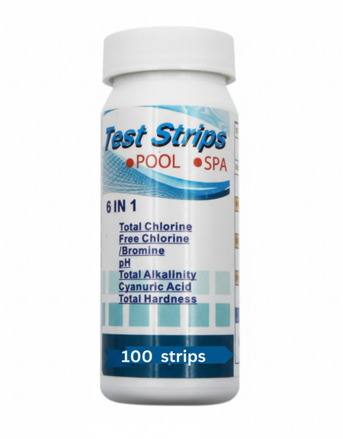 Load image into Gallery viewer, 6 IN 1 Chlorine Dip Test Strips Hot Tub SPA Swimming Pool PH Tester Paper Bottle
