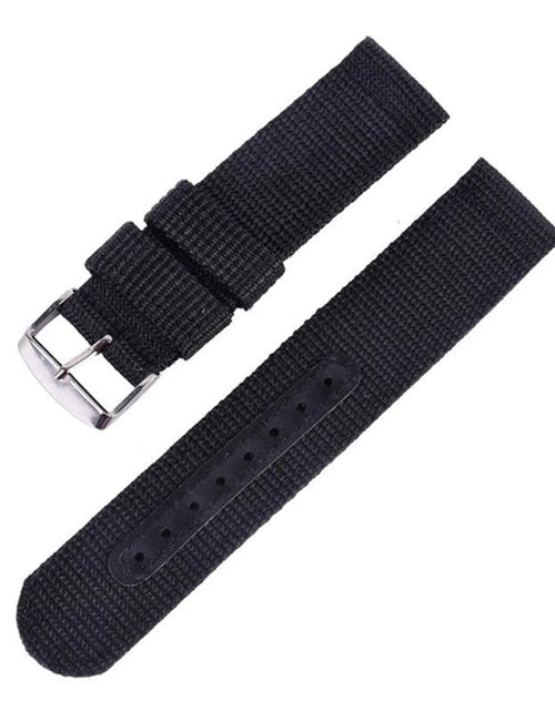 Load image into Gallery viewer, 18mm 20mm 22mm 24mm Military Canvas Nylon Wrist Watch Band Strap Bracelet Sport
