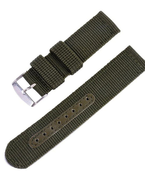 Load image into Gallery viewer, 18mm 20mm 22mm 24mm Military Canvas Nylon Wrist Watch Band Strap Bracelet Sport
