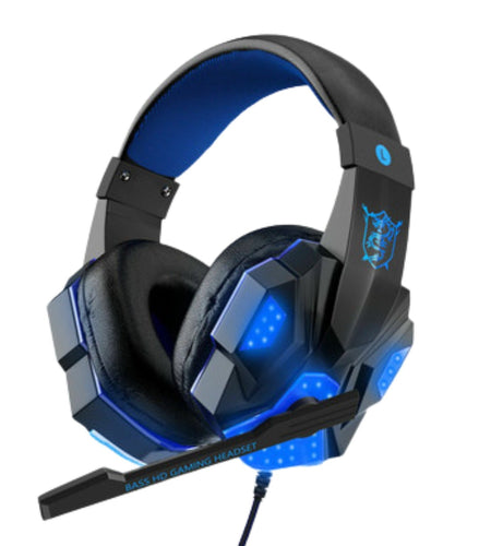 3.5mm Gaming Headset Mic LED Headphones Stereo Bass Surround For PC PS4 Xbox One