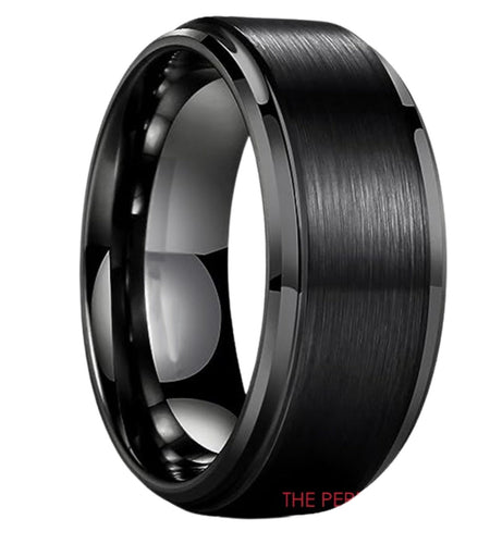 Tungsten Carbide Wedding Band Ring Brushed Silver Mens Jewelry Size 5-17 + Half