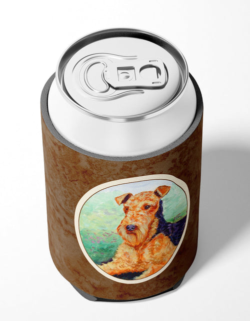 Load image into Gallery viewer, Airedale Terrier Can or Bottle Hugger 7239CC by Caroline's Treasures
