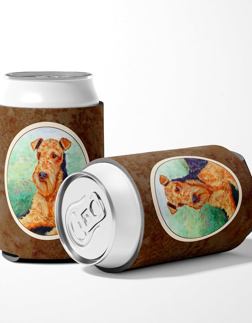 Load image into Gallery viewer, Airedale Terrier Can or Bottle Hugger 7239CC by Caroline's Treasures
