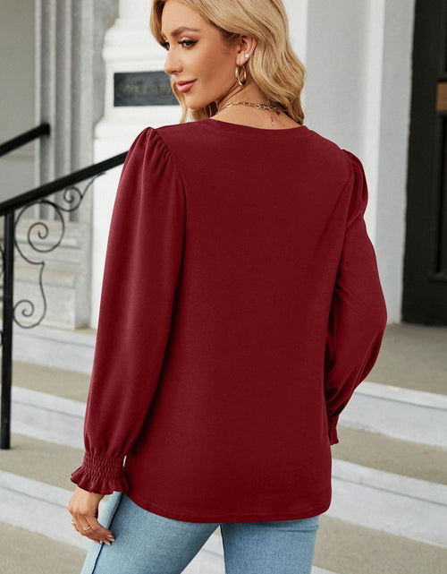 Load image into Gallery viewer, Round Neck Long Sleeve T-Shirt
