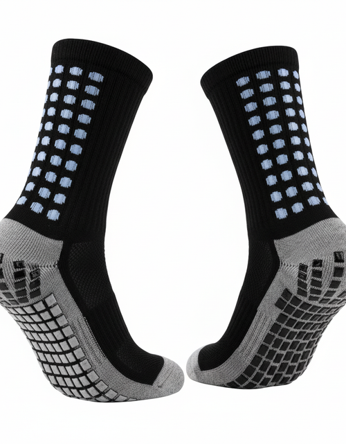 Load image into Gallery viewer, 3 Pair Sport Socks Anti Slip W/ Grip Soccer Men Football Basketball Sock Premium
