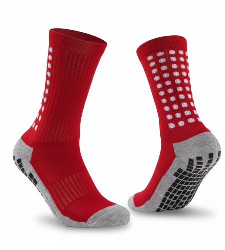 3 Pair Sport Socks Anti Slip W/ Grip Soccer Men Football Basketball Sock Premium