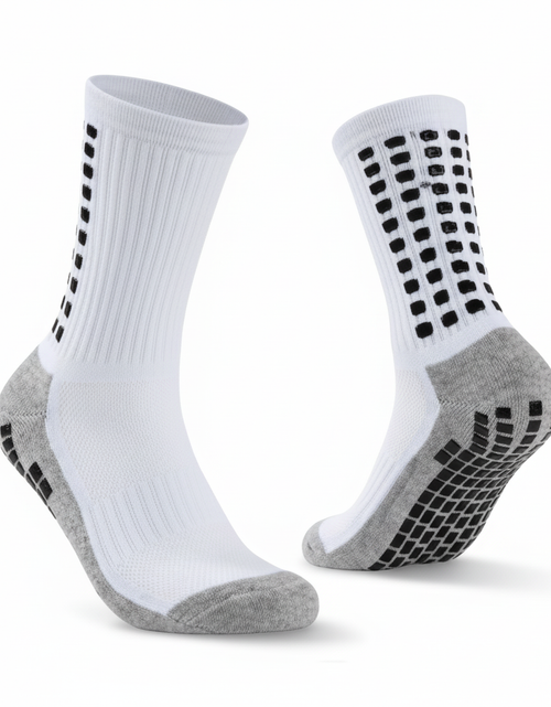 Load image into Gallery viewer, 3 Pair Sport Socks Anti Slip W/ Grip Soccer Men Football Basketball Sock Premium
