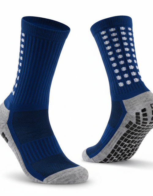 Load image into Gallery viewer, 3 Pair Sport Socks Anti Slip W/ Grip Soccer Men Football Basketball Sock Premium
