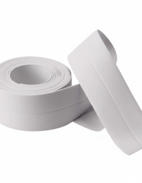 Load image into Gallery viewer, 10.5FT PVC Self Adhesive Caulk Sealing Strip Tape For Kitchen Wall Sink Toilet
